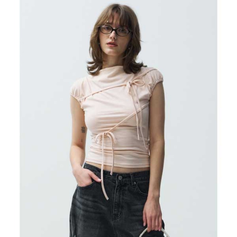 Midnight Move) 4 STRAP TOP (PINK)